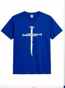 Men's Blue Graphic T-Shirt