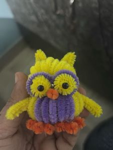pipe cleaner handmade key chain