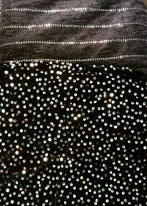 Stunning Black Sequin Saree