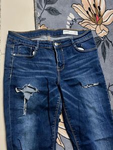 Ripped Denim Jeans