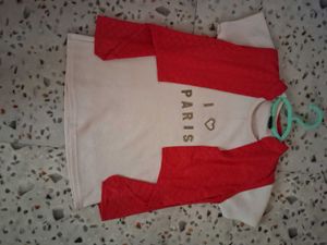 White top with pink shrug