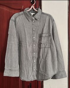 Birthday Sale🎈- H&amp;M Classic Grey Oversized Shirt