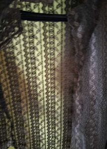 olive green Lace top/shrug