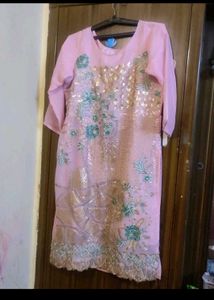 Pastel Green Printed Kurta Set (Women’s)