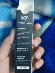 Sirovia Notes Perfume