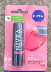 NIVEA Caring Beauty Lip & Cheek Rose