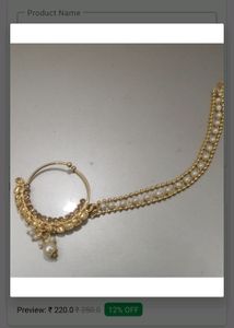 LEAFY JODHA NATH WHITE PEARL