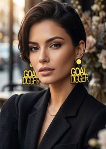 GOAL DIGGER Statement Earrings