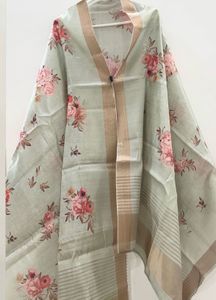 Green Kurta Set with Organza Dupatta