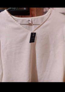 White Bell Sleeve Cropped Top