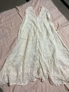 Lace White Dress For Beach