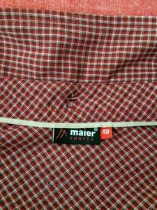 Men's Red Gingham Check Shirt
