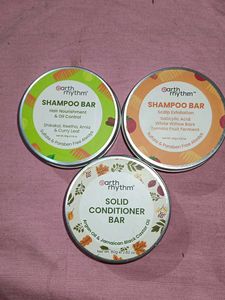 Earth Rhythm Shampoo & Conditioner Bars Set
