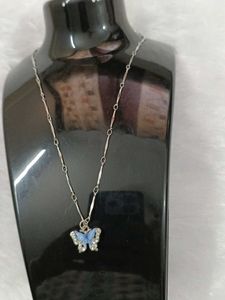Sparkling Butterfly Necklace