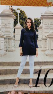 navy blue kurta New With Tag
