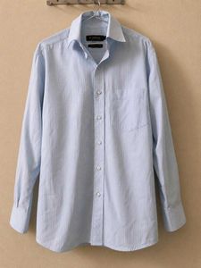 Light Blue Striped Formal Shirt