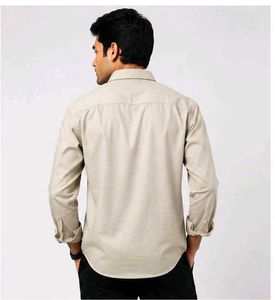 Stylish Men's Beige Shirt