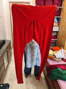 Vibrant Red Palazzo Pants