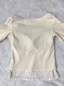 padded coquette top 🧸🤍