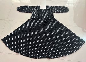 Chic Polka Dot Fit &amp; Flare Dress