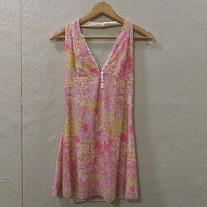Pinterest Inspired Vintage Floral Mini Dress🌸❤️