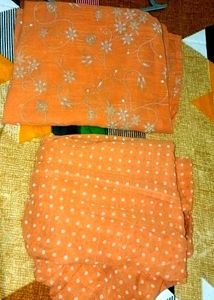 Red Floral Print Kurta Free 🎁