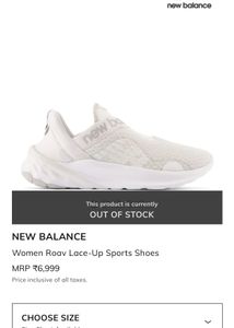 New Balance White Slip-On Sneakers