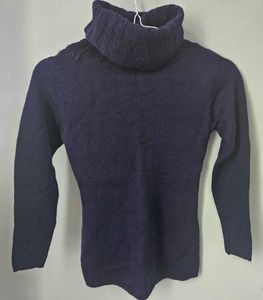 Smart Purple Highneck Sweater