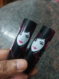 Elle Lipstick - Rose Day & Deep Pink.