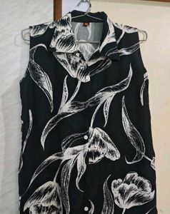 Black Floral Kurta Pant Set 🖤