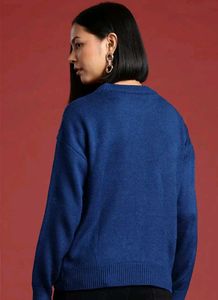 XL - BLUE KNIT PULLOVER💙