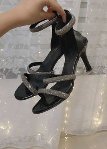black pencil heels