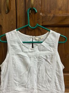 White Sleeveless Maxi and midi Dress