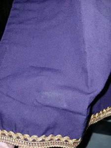 Elegant Deep Purple Kurti with Patiala Pyjama Set