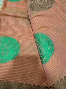 Dual color saree