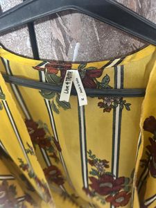 Flowy Floral Striped Kimono Top