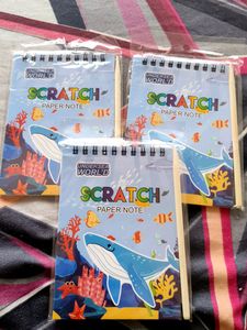 Scratch Paper Note Set Of 3