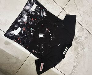 Off-White "Splash" Black T-Shirt