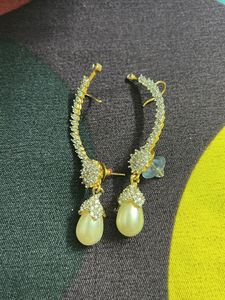 Golden Pearl Earrings