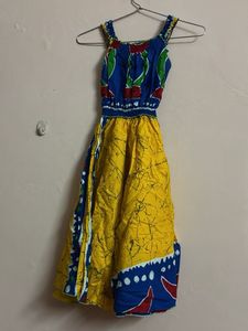 Vibrant Yellow Ethnic Dress