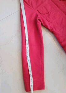 Coral Jacket with Pockets