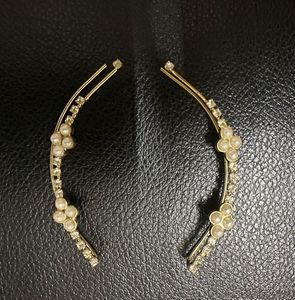 Pearl &amp; Rhinestone Ear Climbers