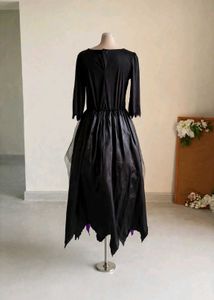 Purple-Black Witch Queen Gown 🖤💜👑