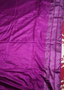 Magenta /Purple Saree with stitched blouse