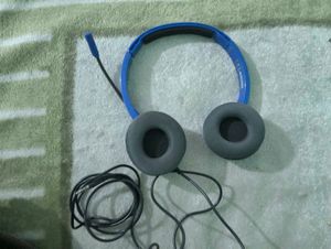 Blue Binatone Headphones with Mic