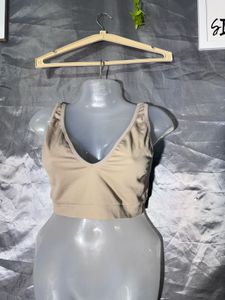 Comfortable V-Neck Sports Bra