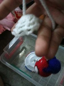 Handmade Crochet Spiderman Charm