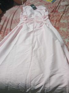 Chic Pink Sleeveless Maxi Dress