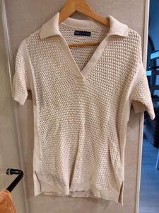Chic Knitted Polo Shirt