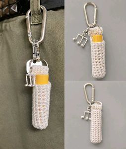 Crochet Lip Balm Holder Keychain